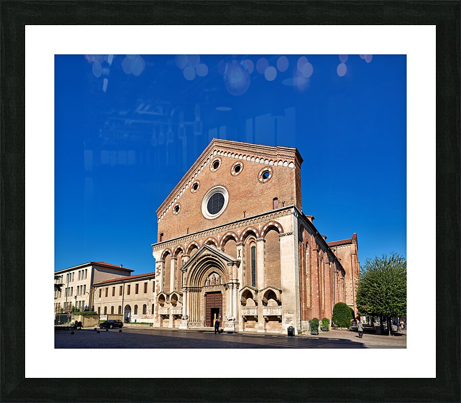 Vicenza Veneto Italy. The church of San Lorenzo Picture Frame print