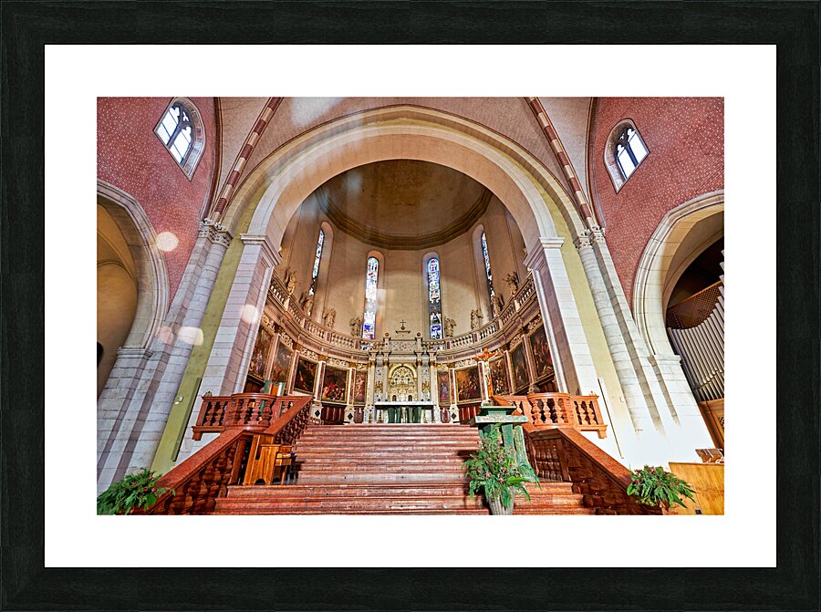 Vicenza Veneto Italy. Vicenza Cathedral Cattedrale di Santa Maria Annunziata Duomo di Vicenza Picture Frame print