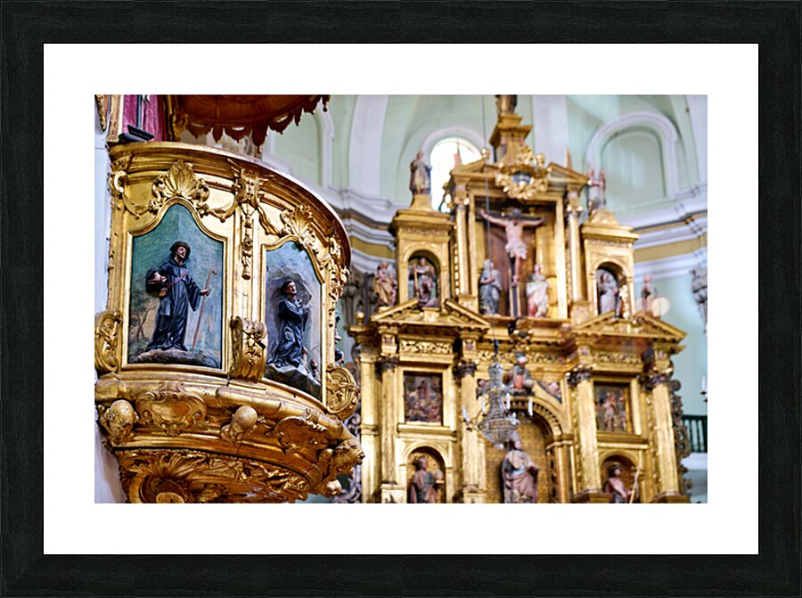 Zaragoza. Saragossa. Aragon. Spain. San Gil Abad church Picture Frame print