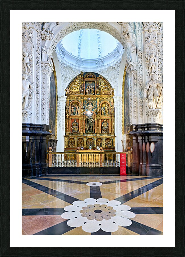 Zaragoza. Saragossa. Aragon. Spain. Cathedral of the Savior of Zaragoza. La SEO Picture Frame print