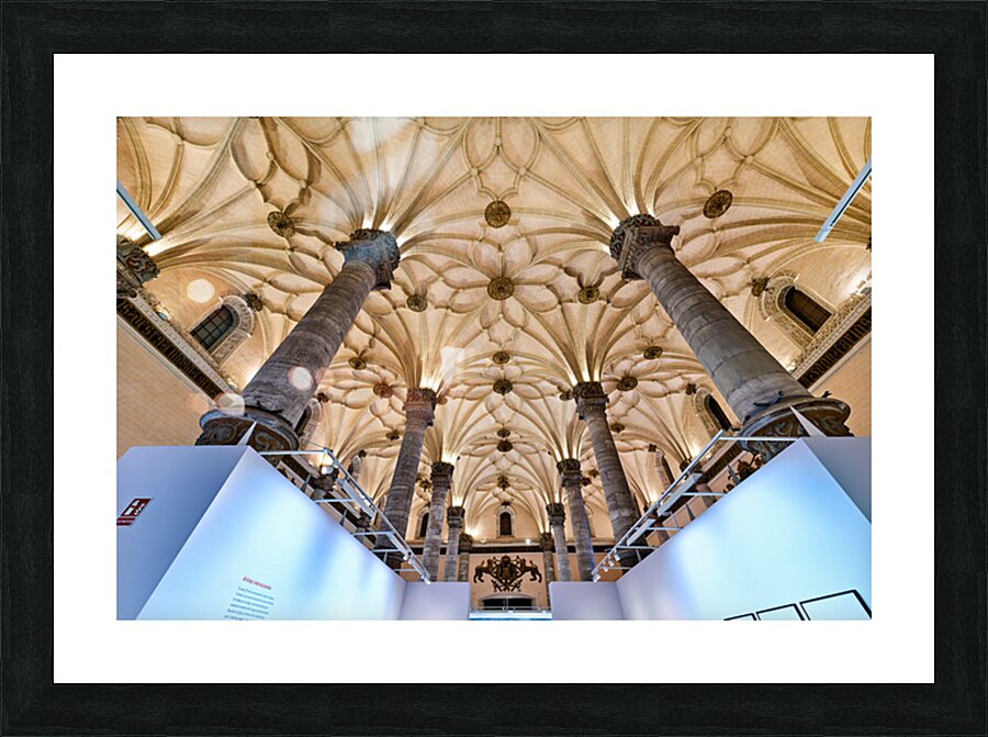 Zaragoza. Saragossa. Aragon. Spain. Sala de Exposiciones La Lonja Picture Frame print