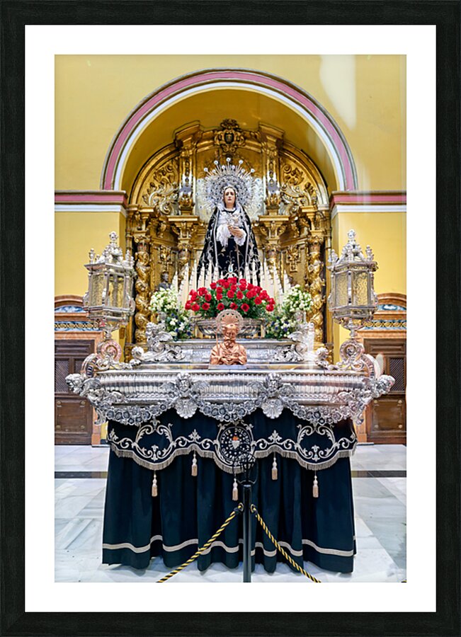 Zaragoza. Saragossa. Aragon. Spain. Iglesia de Santa Isabel de Portugal Picture Frame print