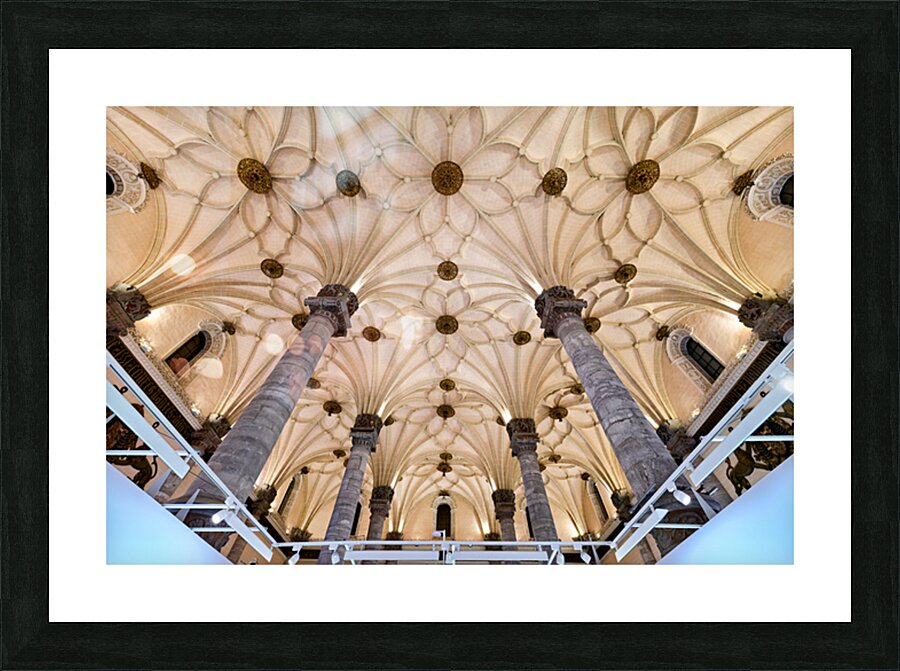 Zaragoza. Saragossa. Aragon. Spain. Sala de Exposiciones La Lonja Picture Frame print