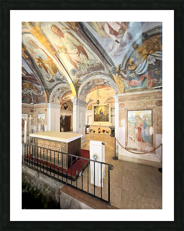 Interior of Santa Maria alla Fontana church in Milan Italy wit Picture Frame print
