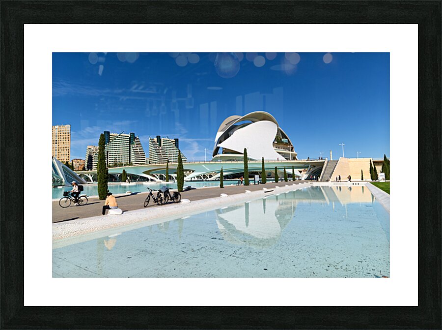 Valencia City of Arts and Sciences with Palau de les Arts Reina  Picture Frame print