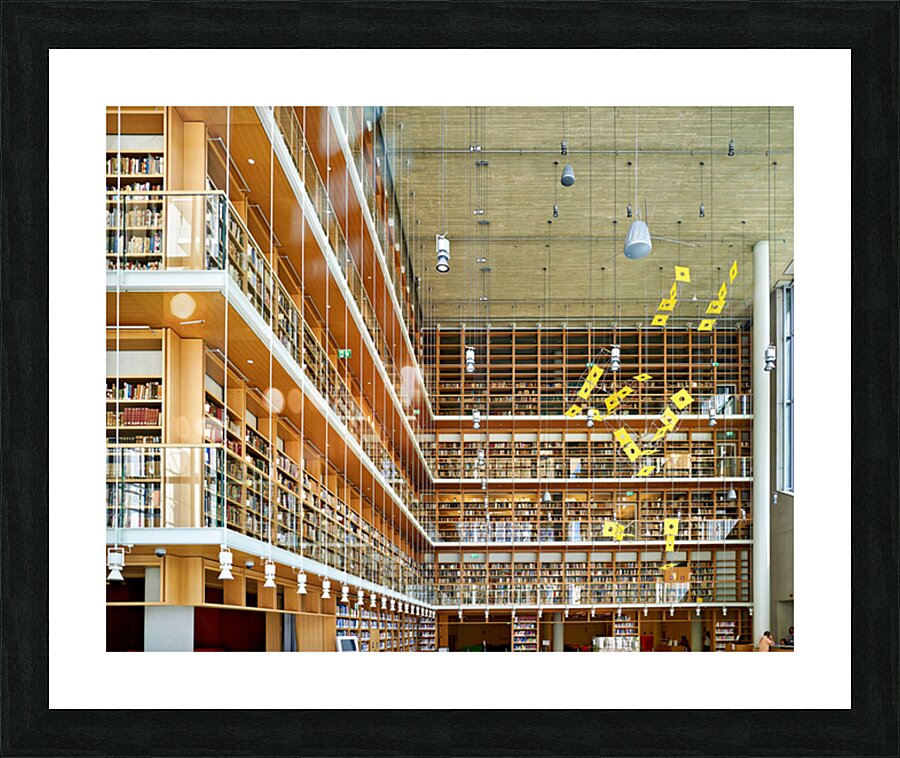 National library in stavros niarchos foundation cultural center Picture Frame print
