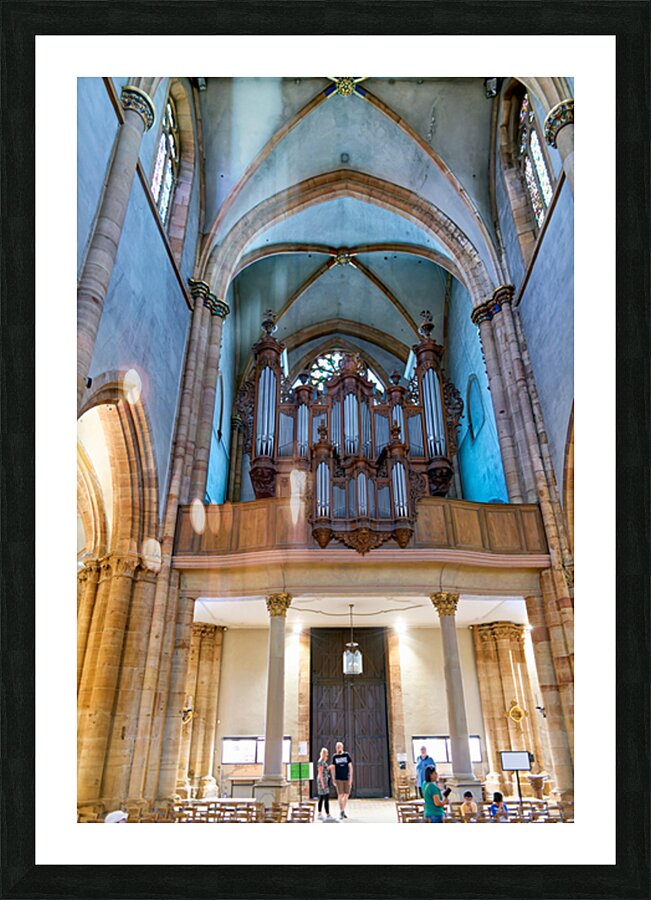 People appreciate the architecture and history of St Picture Frame print