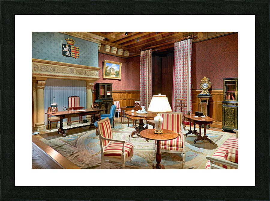 Visit to Chateau dAzay le Rideau in Loire Valley France Picture Frame print