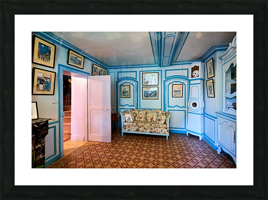 Explore Monets house in Giverny for design inspiration Picture Frame print