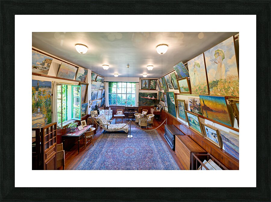 Visit to Monets house in Giverny Normandy France tells a unique Picture Frame print