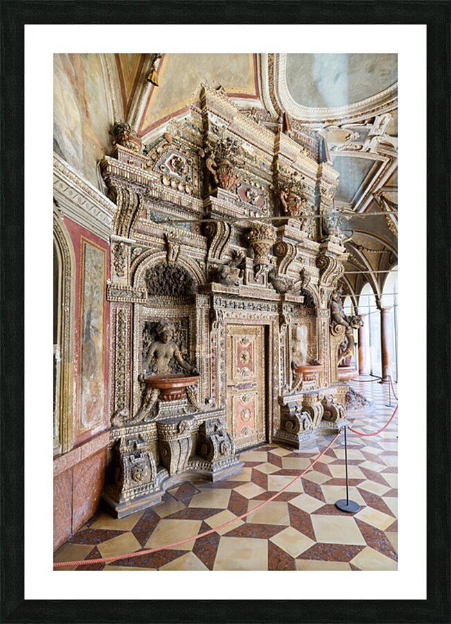 Visit Residenz Palace in Munich to see historical architecture Picture Frame print