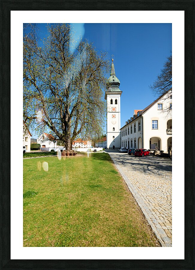 Explore Maria Geburt Church in Rottenbuch Bavaria along Romanti Picture Frame print