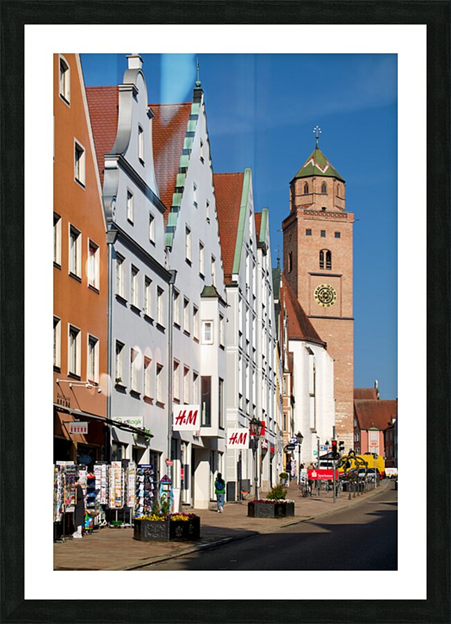 Exploring donauworth on the romantic road in bavaria germany Picture Frame print