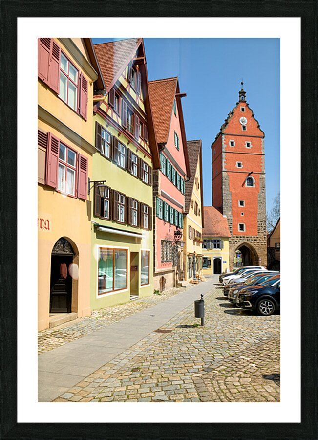 Wornitz Gate in Dinkelsbuhl along the Romantic Road in Bavaria Picture Frame print