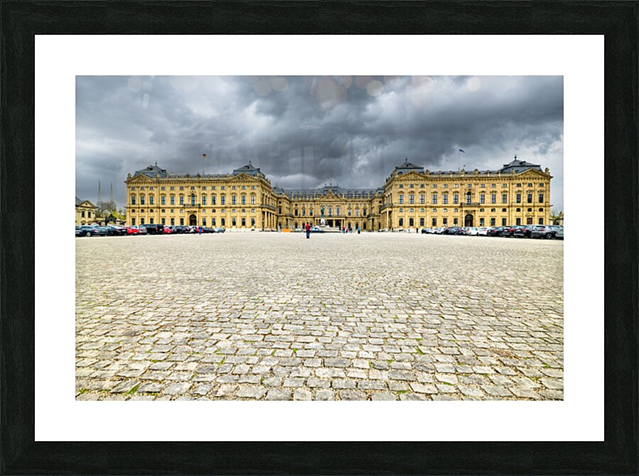 Residenz in Wurzburg along the Romantic Road in Bavaria Germany Picture Frame print