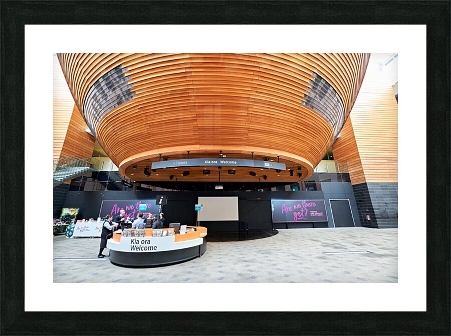 Entrance area of Auckland War Memorial Museum in Auckland New Ze Picture Frame print