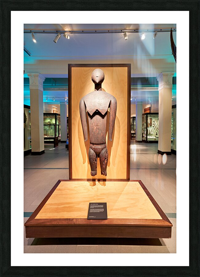 Maori goddess figure Kave on display in Auckland War Memorial Mu Picture Frame print