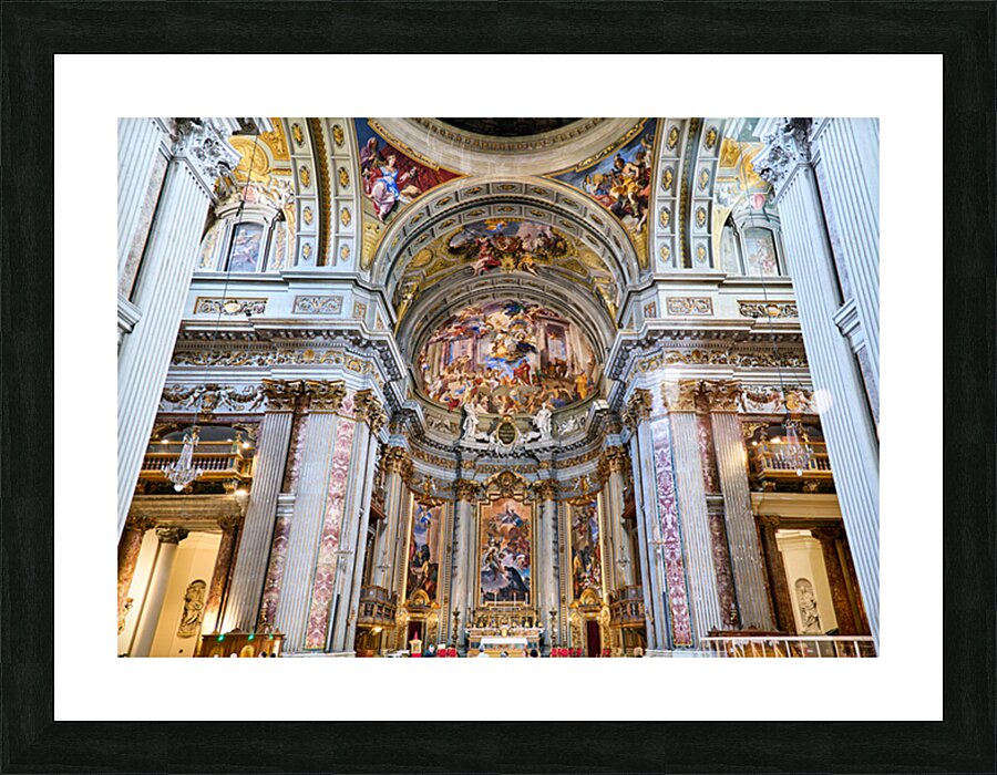 Visit St. Ignatius Church in Rome Lazio and enjoy its rich histo Impression et Cadre photo