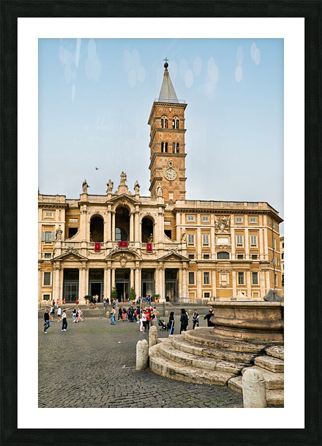 Basilica of Saint Mary Major in Rome draws many visitors each da Picture Frame print