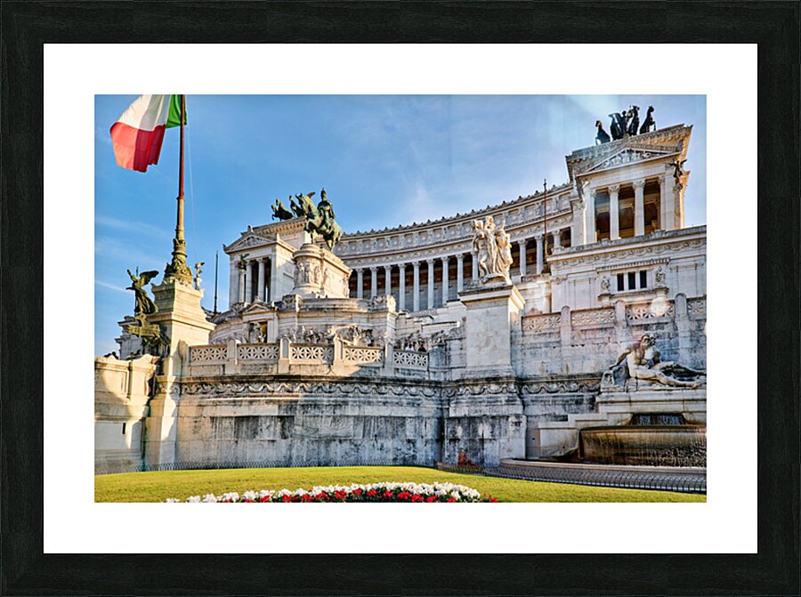 Visit the victor emmanuel ii monument on capitoline hill Picture Frame print