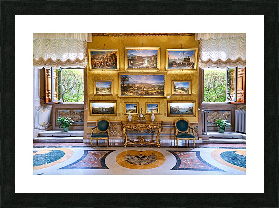 Exploring the art collection in palazzo colonna in rome italy Picture Frame print