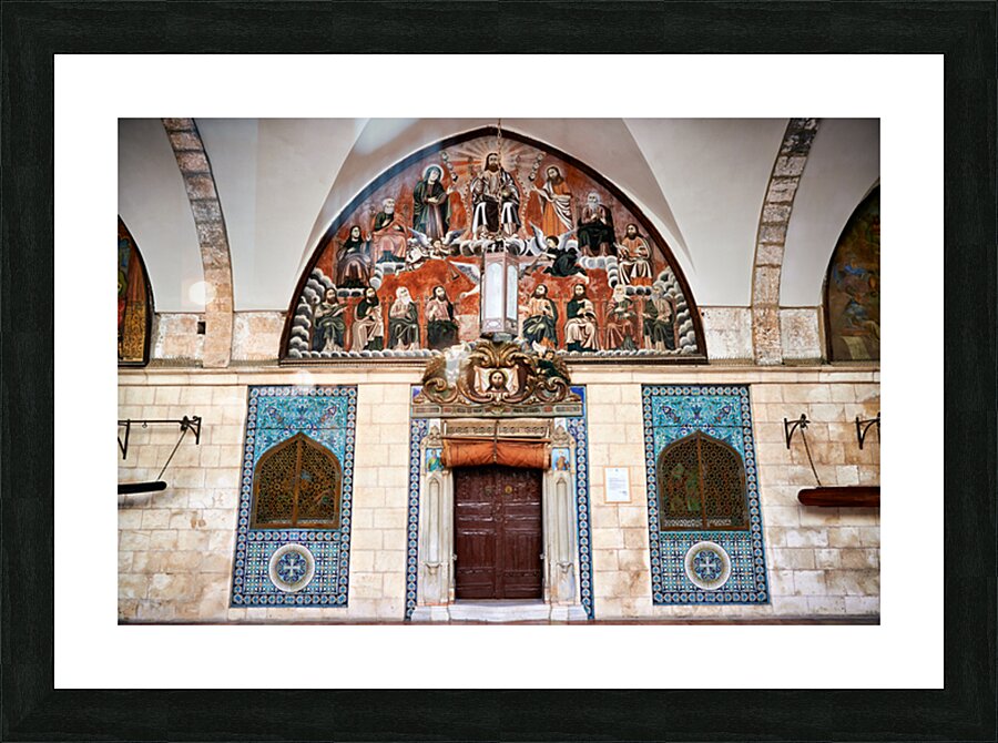 Visit st. james cathedral in jerusalem armenia Picture Frame print