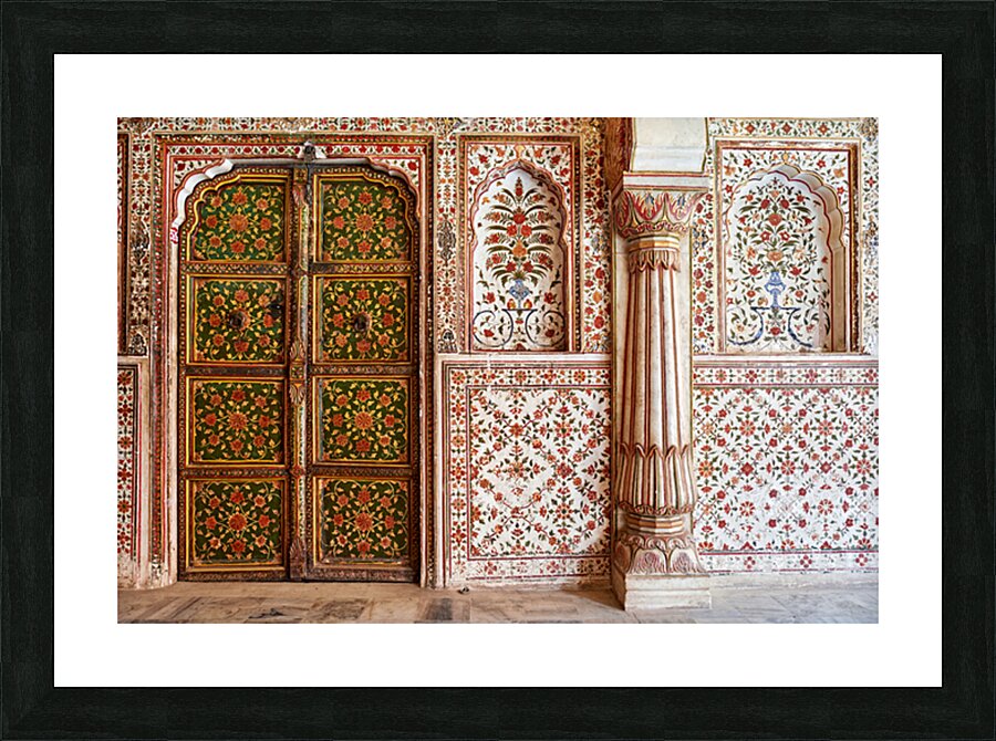 Exploring the detailed artwork of Junagarh Fort in Bikaner Indi Picture Frame print