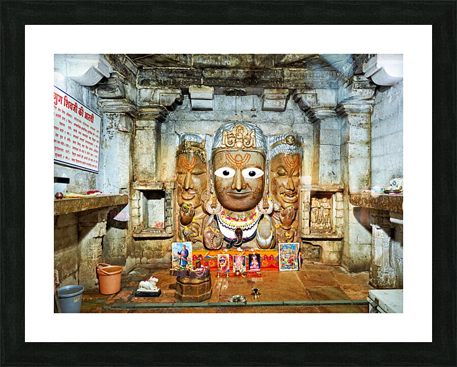 Rituals at Chittorgarh Fort in Rajasthan India during the day Picture Frame print