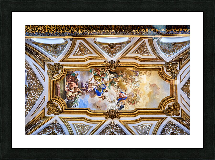 Explore sacred relics chamber in san domenico maggiore naples Picture Frame print