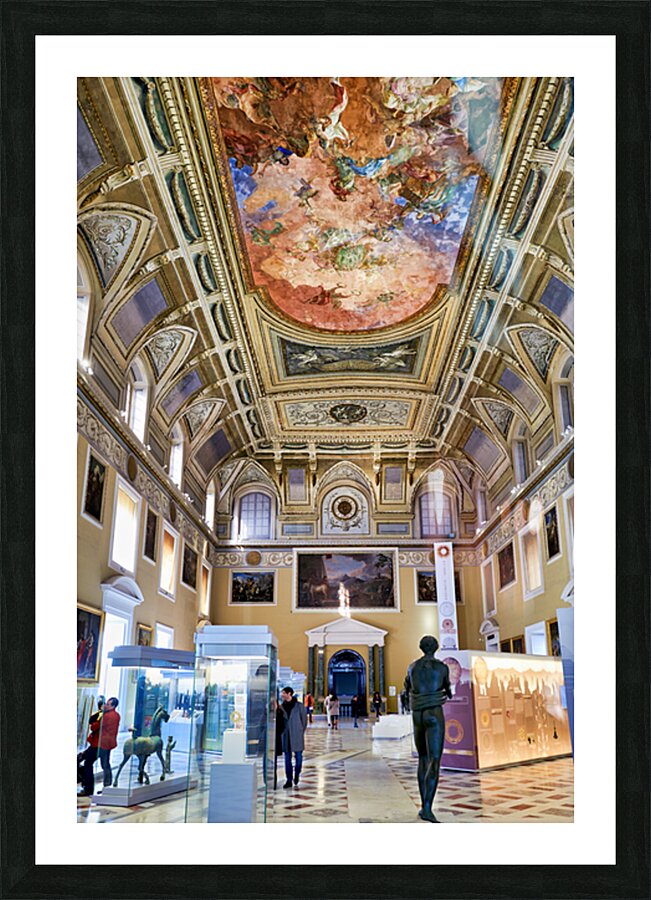 Exploring naples national archaeological museum Picture Frame print