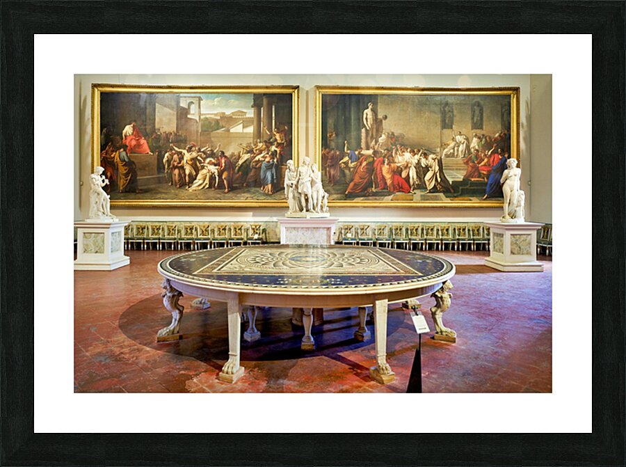 Art display at Museo di Capodimonte in Naples Campania Italy Picture Frame print