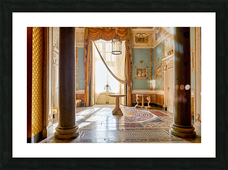 Exploring the interiors of Museo di Capodimonte in Naples Italy Picture Frame print
