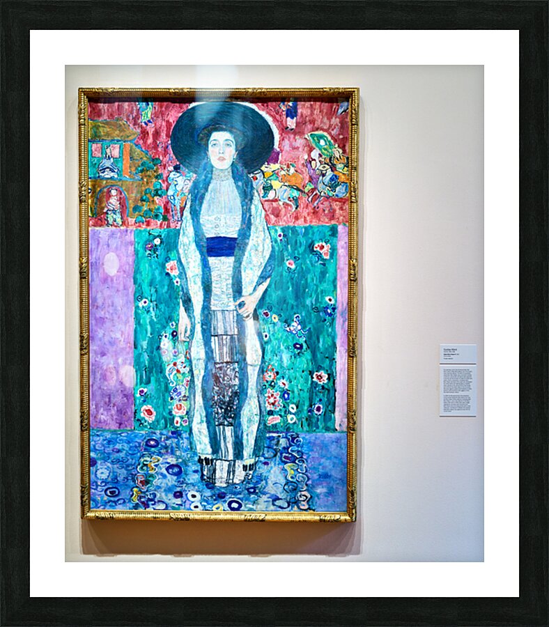 Adele Bloch Bauer II painting at Museum of Modern Art in Manhatt Picture Frame print