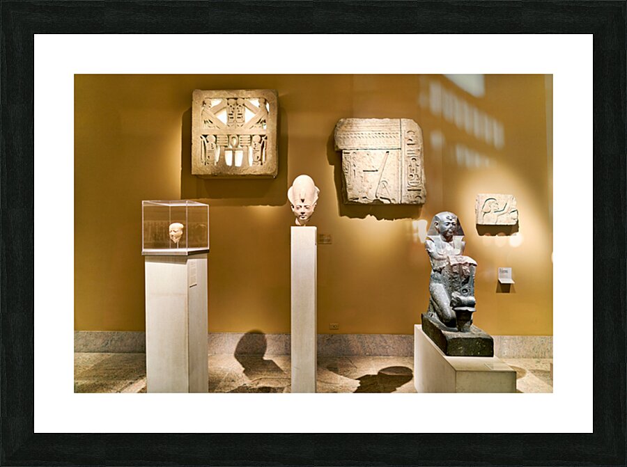 Usermontus sarcophagus at the Met in New York Picture Frame print