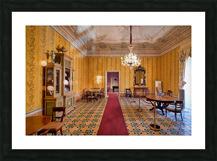 Visit to the palazzo nicolaci palace in noto sicily italy Picture Frame print