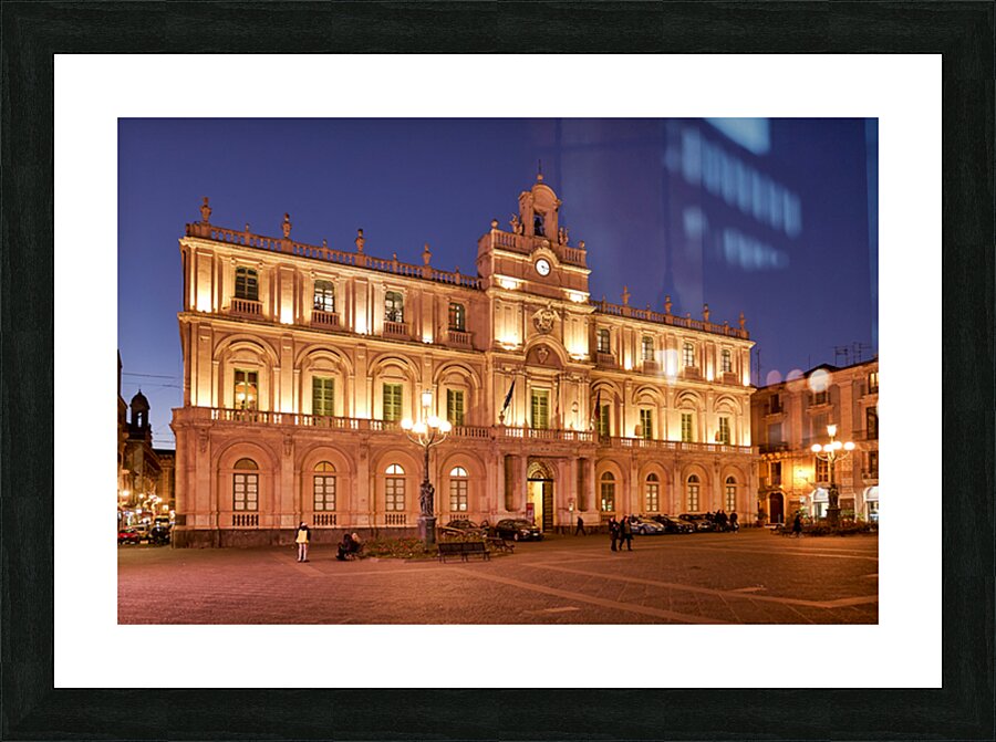 University building at Università degli Studi di Catania in Sic Picture Frame print