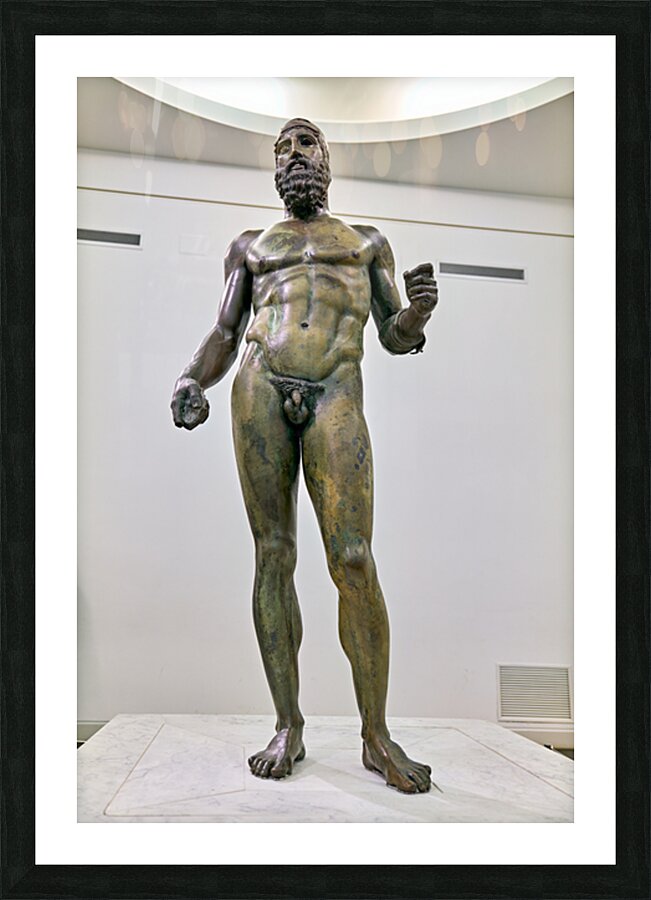 Riace Bronze statue B displayed in Reggio Calabria Museum Picture Frame print