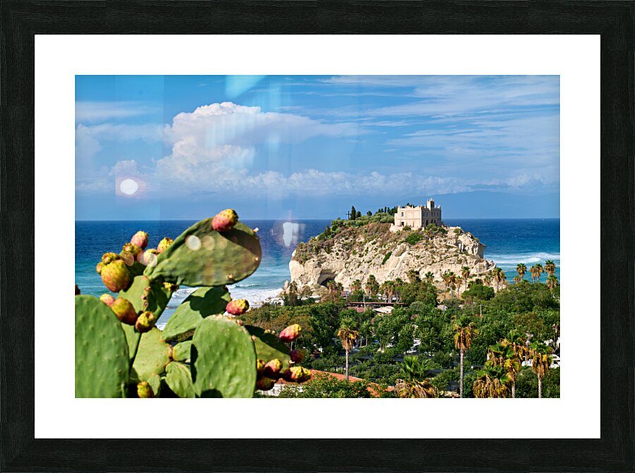 Santa Maria dellIsola Monastery in Tropea Calabria Italy by the Picture Frame print