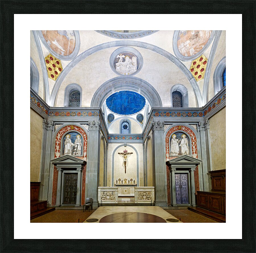 Visit to the basilica of san lorenzo in florence tuscany italy Picture Frame print
