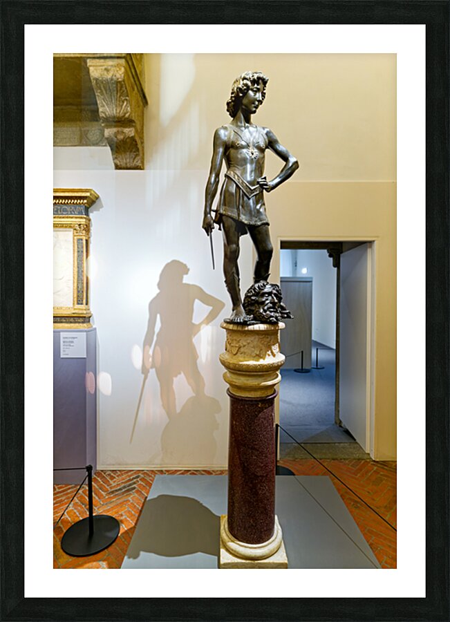 David statue by Donatello at Museo Nazionale del Bargello in Flo Picture Frame print