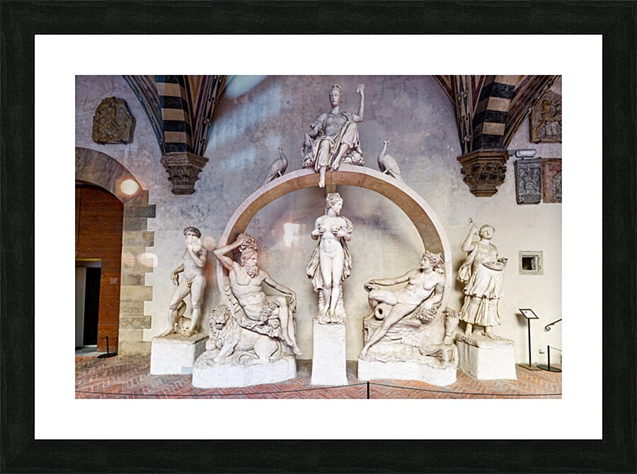 Sculptures at Museo Nazionale del Bargello in Florence Picture Frame print
