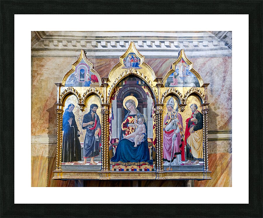 Frescoes by Giotto in Museo Nazionale del Bargello Florence It Picture Frame print