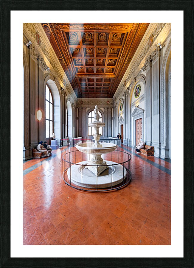 Visit to palazzo pitti palatine gallery in florence tuscany ital Picture Frame print