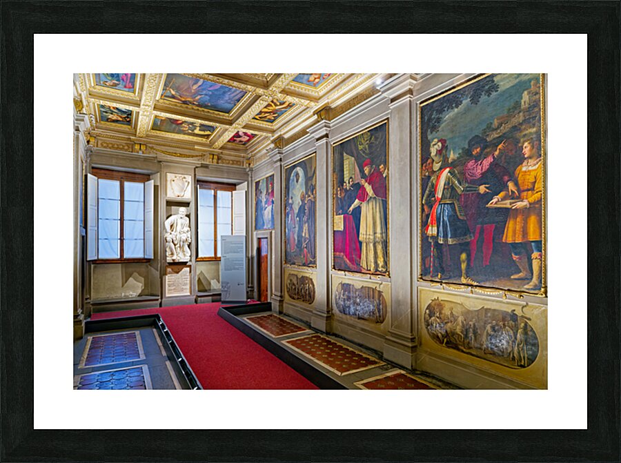Exploring casa buonarroti in florence tuscany italy Picture Frame print