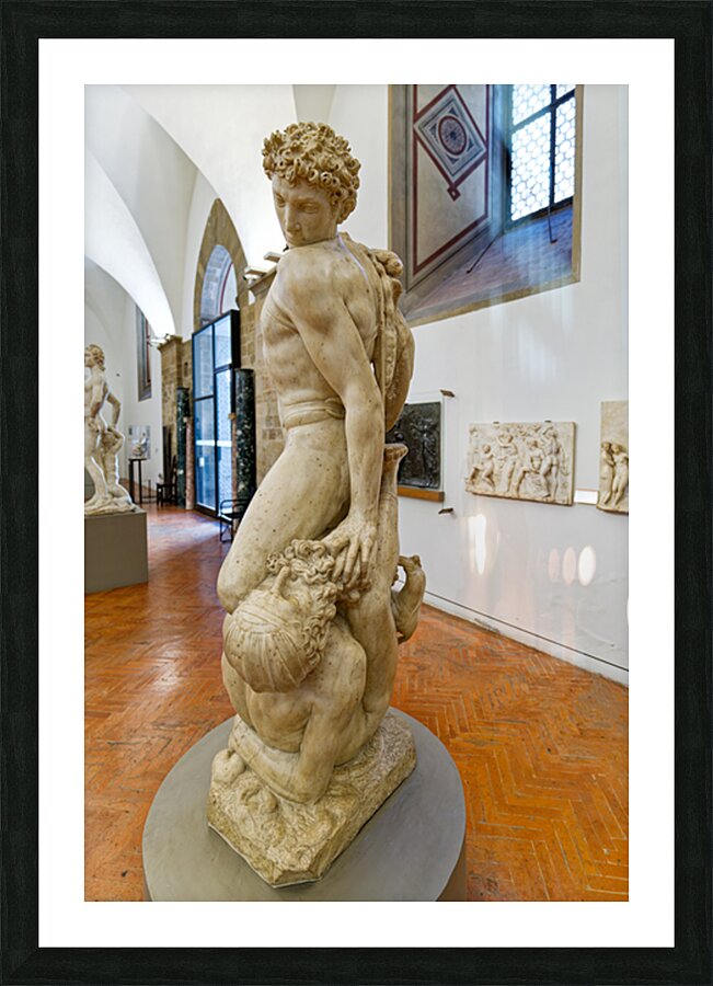 Honor wins over deceit at Florences Bargello Museum Picture Frame print