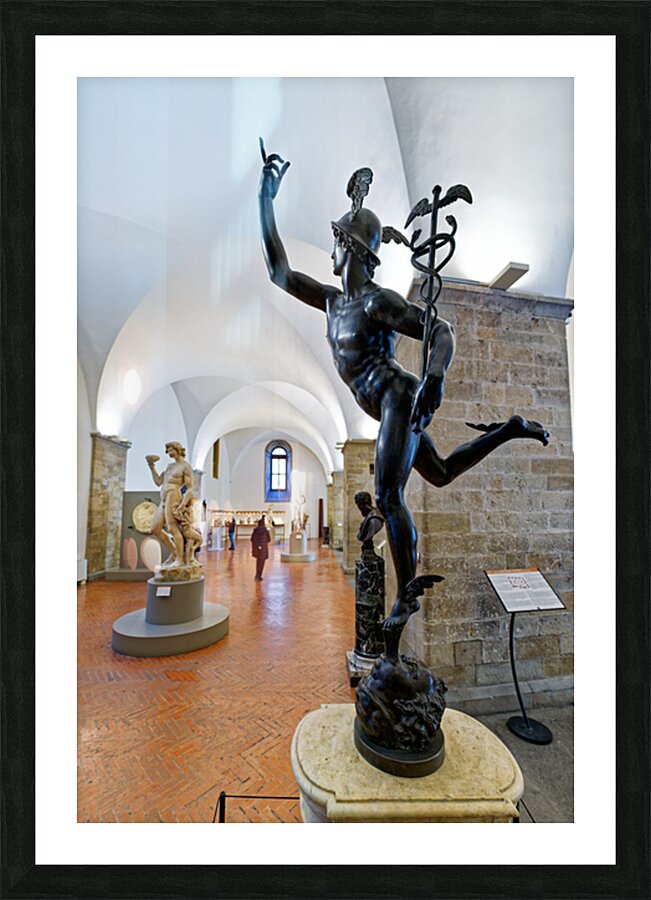 Sculptures at Museo Nazionale del Bargello in Florence Italy Impression et Cadre photo