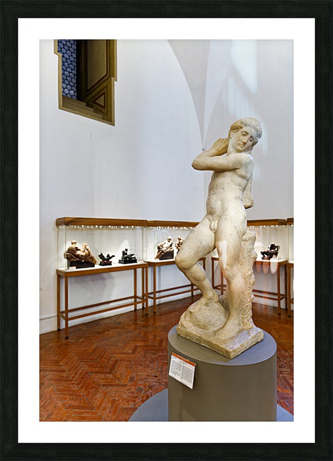 Michelangelos David Apollo in Museo Nazionale del Bargello Flo Picture Frame print