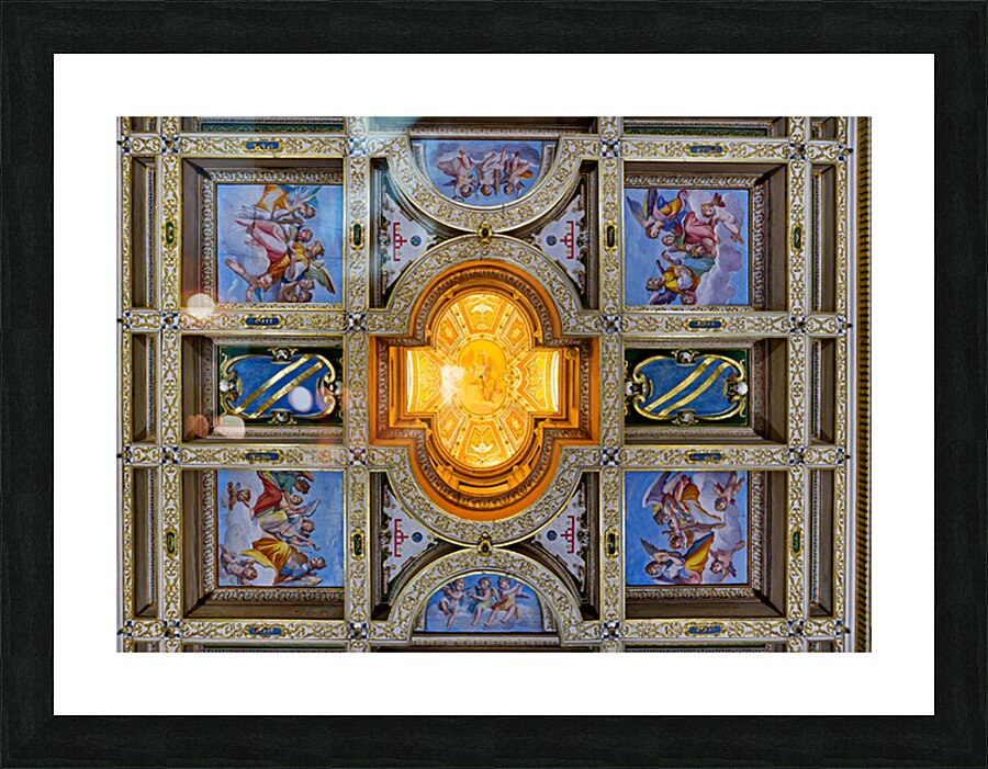See the Camera degli Angioli ceiling at Casa Buonarroti Picture Frame print