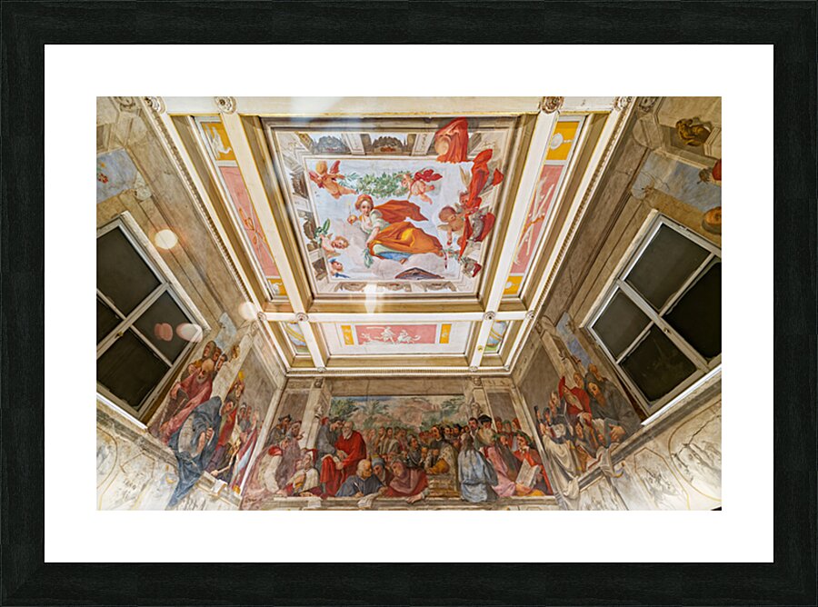 Visit Casa Buonarroti in Florence Tuscany to see historical art Picture Frame print