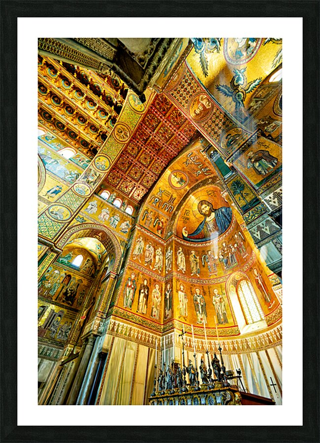 Explore Duomo di Monreale in Palermo Sicily with stunning art Picture Frame print